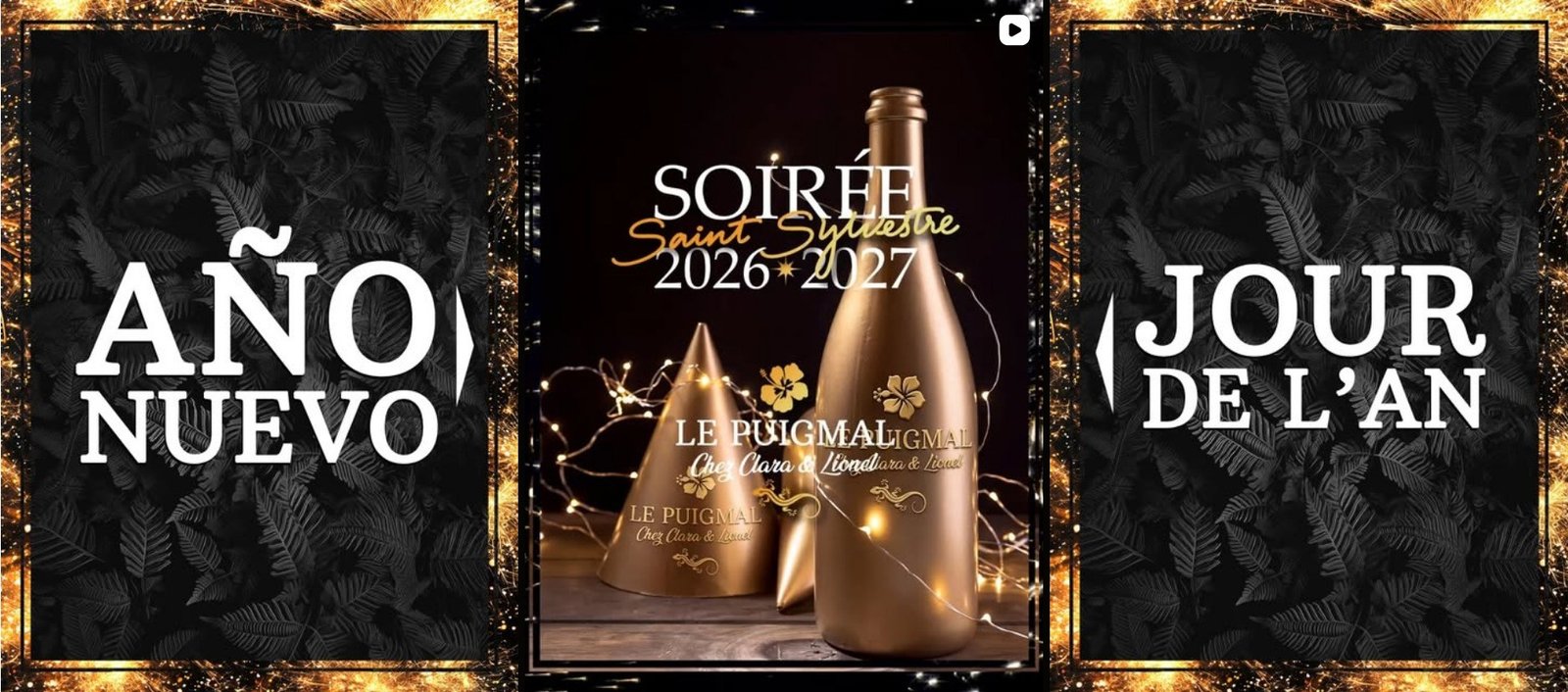 Triptyque Instagram « Año nuevo – Soirée Saint-Sylvestre – Jour de l’an »